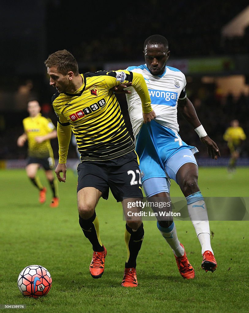 Watford v Newcastle United - The Emirates FA Cup Third Round