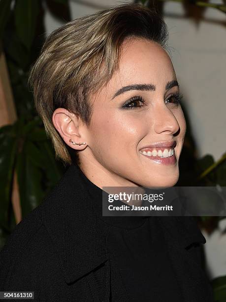 Actress Raychel Weiner attends the STARZ Pre-Golden Globe Celebration at Chateau Marmont on January 8, 2016 in Los Angeles, California.