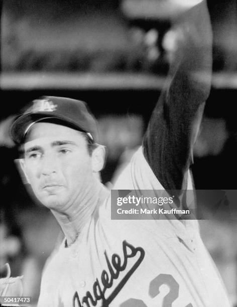 Dodgers pitcher Sandy Koufax.