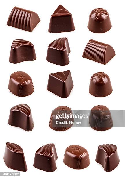 chocolates - pralinen stock-fotos und bilder