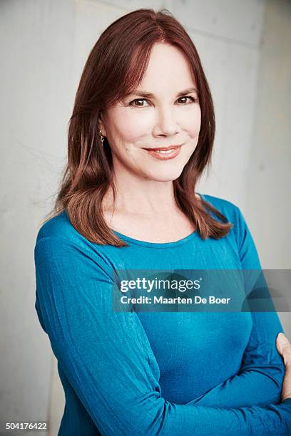 Barbara Hershey of A+E Network's 'Damien' poses in the Getty Images Portrait Studio at the 2016 Winter Television Critics Association press tour at...