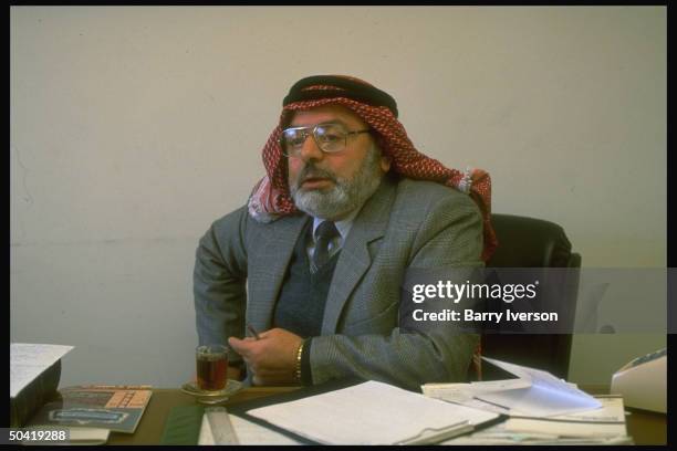 Fundamentalist Muslim Brotherhood spokesman Ziad Abu Mahmoud Ghaneimy during TIME interview.