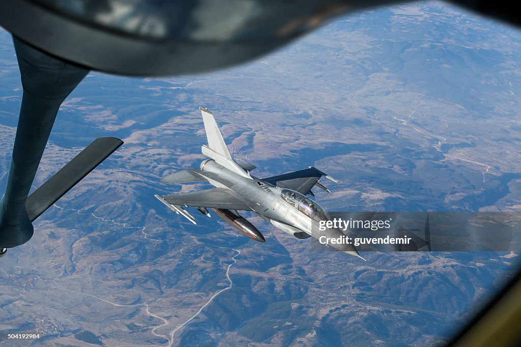 Mid-air refueling