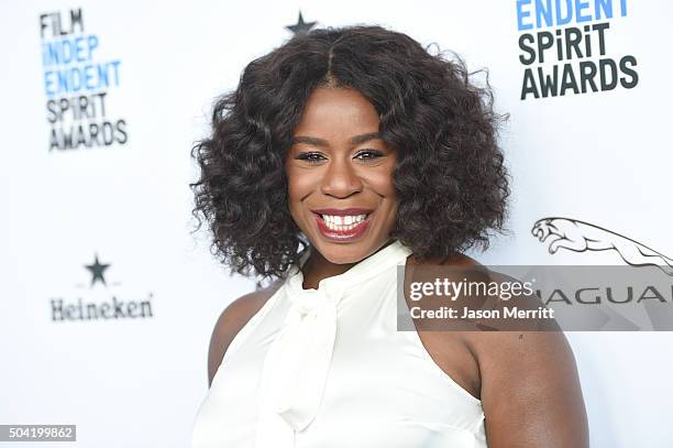 Actress Uzo Aduba attends 2016 Film Independent Filmmaker Grant and Spirit Award Nominees Brunch at BOA Steakhouse on January 9, 2016 in West...