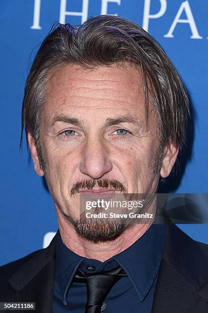 Sean Penn attends the 5th Annual Sean Penn & Friends HELP HAITI HOME Gala Benefiting J/P Haitian Relief Organization at Montage Hotel on January 9,...