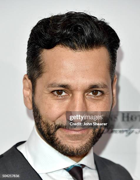 Actor Cas Anvar attends the BAFTA Awards Season Tea Party at Four Seasons Hotel Los Angeles at Beverly Hills on January 9, 2016 in Los Angeles,...