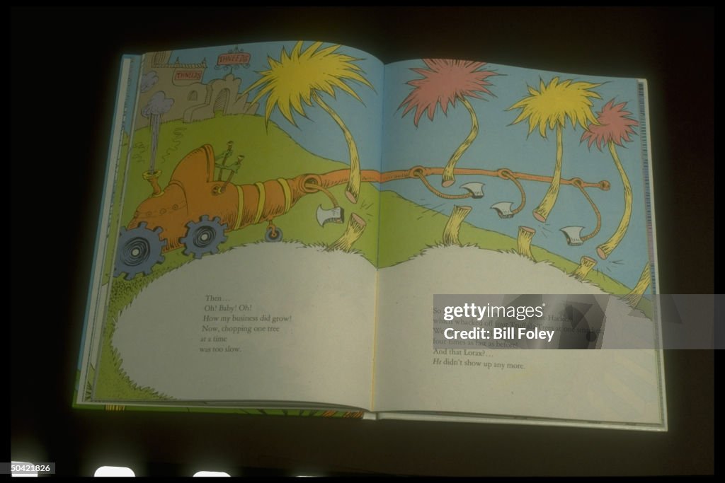 An Open Copy of 'The Lorax'
