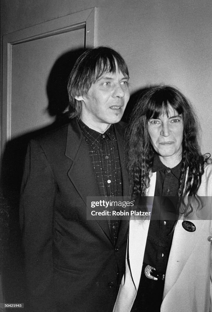 Fred S. Smith [& Wife];Patti Smith