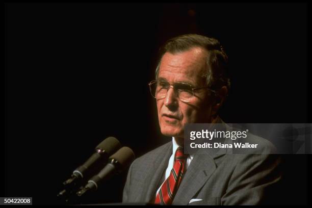 Pres. Bush speaking at press conf. While stumping for GOP cands.