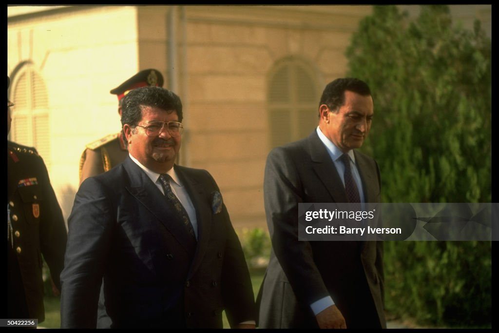 Turgut Ozal;Hosni Mubarak