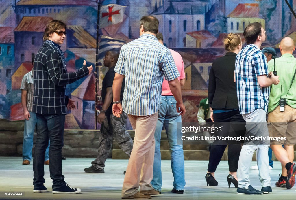 Sergei Filin At 'Don Quixote' Rehearsal