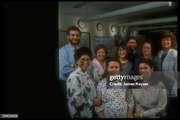 Staff David Richardson, Pamela Thompson, Jean White, Waits May, Hope Almash, Eileen Harkin, Nga Thi Tran, Jacalyn McConnell & Drury Wellford.