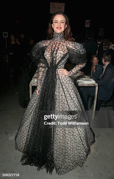 Actress Juliette Lewis attends The Art of Elysium 2016 HEAVEN Gala presented by Vivienne Westwood & Andreas Kronthaler at 3LABS on January 9, 2016 in...