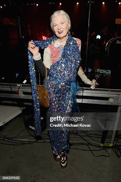 Gala Creative Visionary Vivienne Westwood attends The Art of Elysium 2016 HEAVEN Gala presented by Vivienne Westwood & Andreas Kronthaler at 3LABS on...