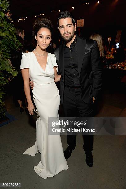Actress Cara Santana and actor Jesse Metcalfe attend The Art of Elysium 2016 HEAVEN Gala presented by Vivienne Westwood & Andreas Kronthaler at 3LABS...