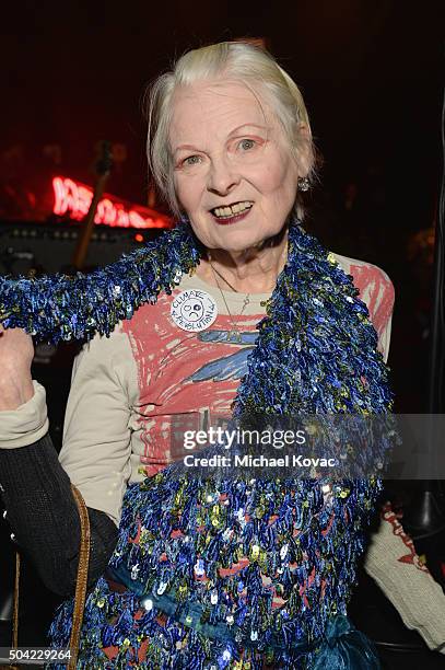 Fashion designer Vivienne Westwood attends The Art of Elysium 2016 HEAVEN Gala presented by Vivienne Westwood & Andreas Kronthaler at 3LABS on...