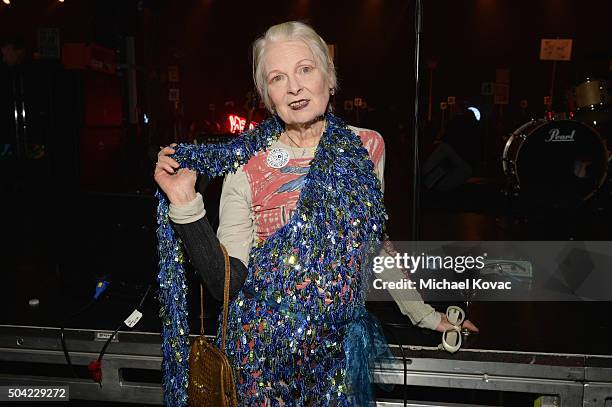 Fashion designer Vivienne Westwood attends The Art of Elysium 2016 HEAVEN Gala presented by Vivienne Westwood & Andreas Kronthaler at 3LABS on...