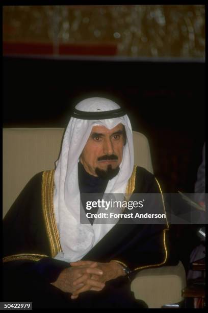 Emir of Kuwait Jaber al-Ahmed al-Sabah during visit to Beijing, China.