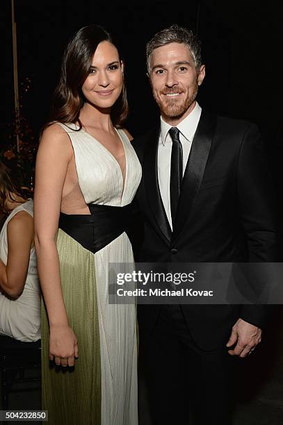 Actors Odette Annable and Dave Annable attend The Art of Elysium 2016 HEAVEN Gala presented by Vivienne Westwood & Andreas Kronthaler at 3LABS on...