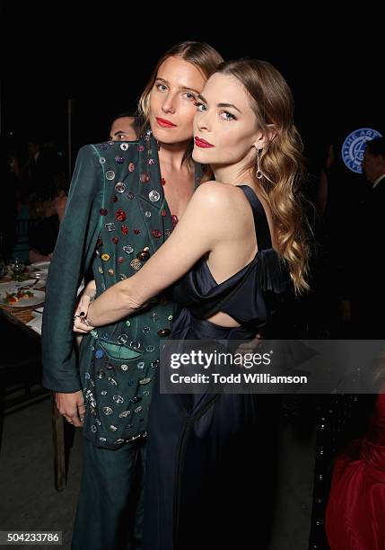 Model Dree Hemingway and actress Jaime King attend The Art of Elysium 2016 HEAVEN Gala presented by Vivienne Westwood & Andreas Kronthaler at 3LABS...