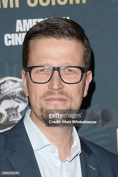 Director Klaus Haro arrives at the Golden Globe Foreign-Language Film nominees screenings and symposium with filmmakers at American Cinematheque's...