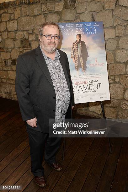 Director Jaco Van Dormael attends the Golden Globe Foreign-Language Film nominees screenings and symposium with filmmakers at American Cinematheque's...