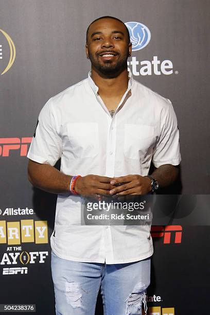 Tajh Boyd attends the Allstate party at the Playoff Blue Carpet on January 9, 2016 in Phoenix, Arizona.
