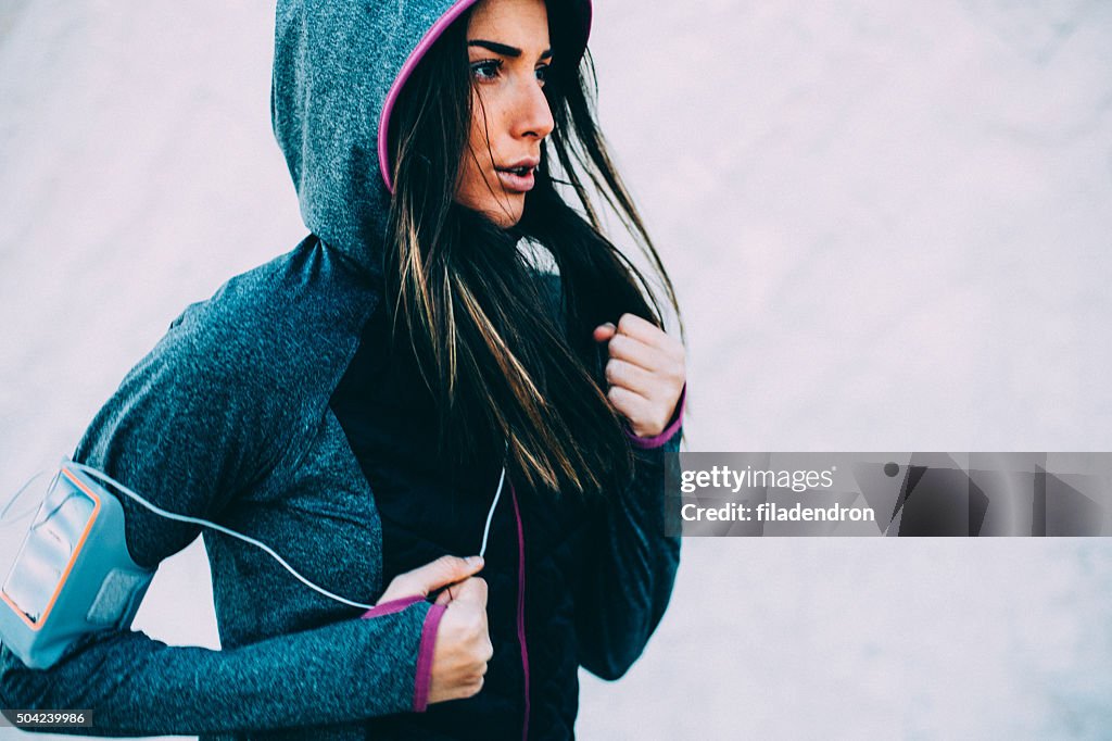 Woman Running