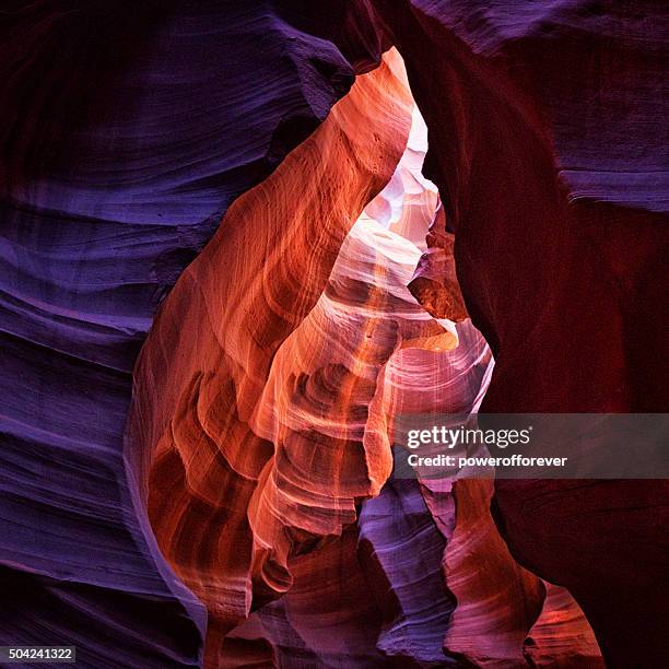 upper antelope canyon in arizona, usa - antelope canyon stock pictures, royalty-free photos & images