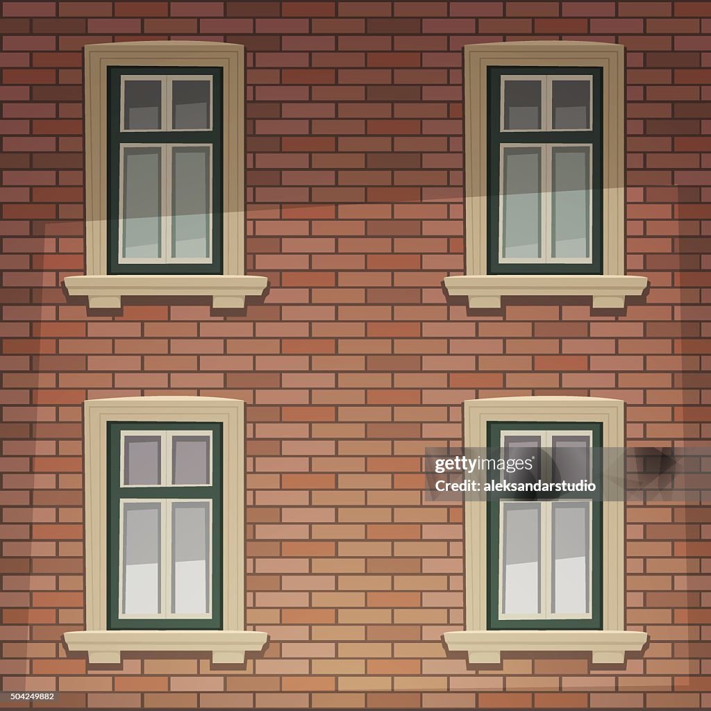 Retro Building Graphics Retro Building Facade High-Res Vector Graphic - Getty Images