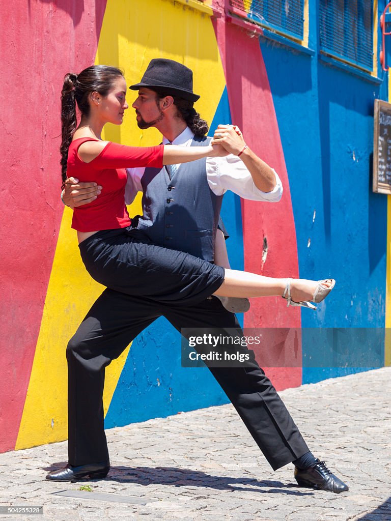 Street performers in Buenos Aires, Argentina