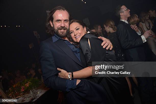 Artist Andreas Kronthaler and Art of Elysium founder Jennifer Howell attend The Art of Elysium 2016 HEAVEN Gala presented by Vivienne Westwood &...