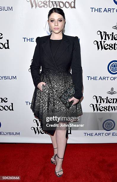 Actress Michelle Trachtenberg attends The Art of Elysium 2016 HEAVEN Gala presented by Vivienne Westwood & Andreas Kronthaler at 3LABS on January 9,...