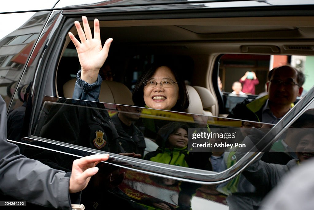 DPP Candidate Tsai Ing-Wen Kicks Off Nationwide Campaign