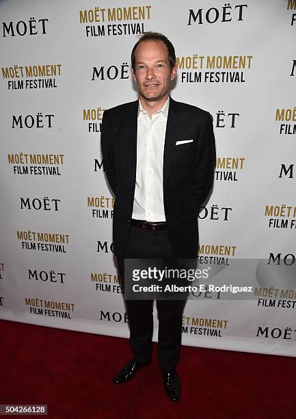Global Marketing Director Renaud Butel attends Moet & Chandon Celebrates 25 Years at the Golden Globes on January 8, 2016 in West Hollywood,...