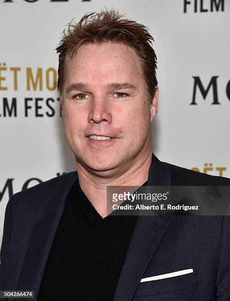 Producer David Guillod attends Moet & Chandon Celebrates 25 Years at the Golden Globes on January 8, 2016 in West Hollywood, California.