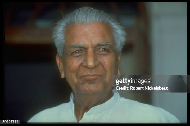 Janata Dal's Devi Lal, former Deputy Prime Minister in Vice President Singh's National Front government.