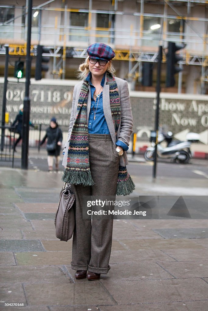 Street Style - London Collections Men AW16