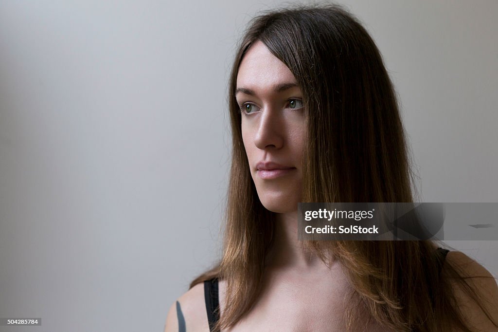 Portrait of a Pre-Op Transgender Woman