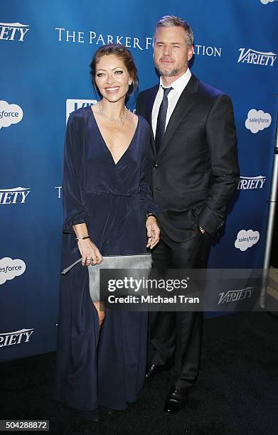 Rebecca Dane and Eric Dane arrive at the 5th Annual Sean Penn & Friends "HELP HAITI HOME" gala benefiting J/P Haitian Relief Organization held at...