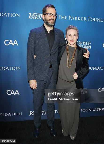 Eric White and Patricia Arquette arrive at the 5th Annual Sean Penn & Friends "HELP HAITI HOME" gala benefiting J/P Haitian Relief Organization held...