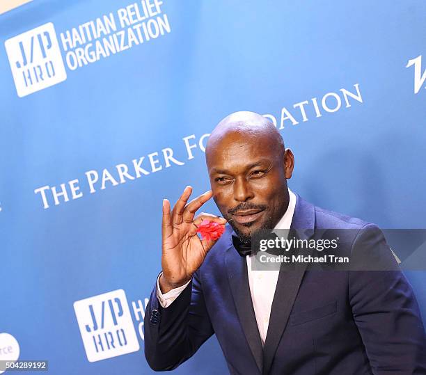 Jimmy Jean-Louis arrives at the 5th Annual Sean Penn & Friends "HELP HAITI HOME" gala benefiting J/P Haitian Relief Organization held at Montage...