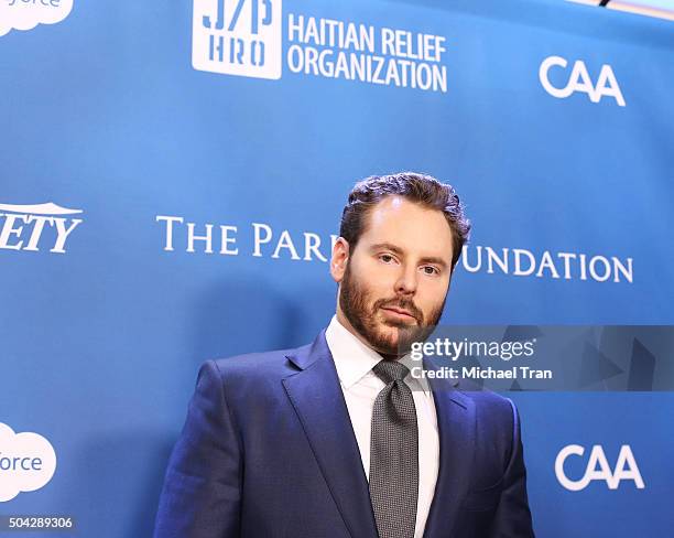 Sean Parker arrives at the 5th Annual Sean Penn & Friends "HELP HAITI HOME" gala benefiting J/P Haitian Relief Organization held at Montage Hotel on...