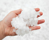 Hailstorm in the hand