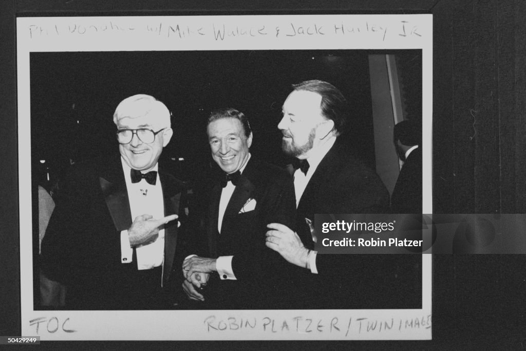 Mike Wallace;Phil Donahue;Jack Jr. Haley