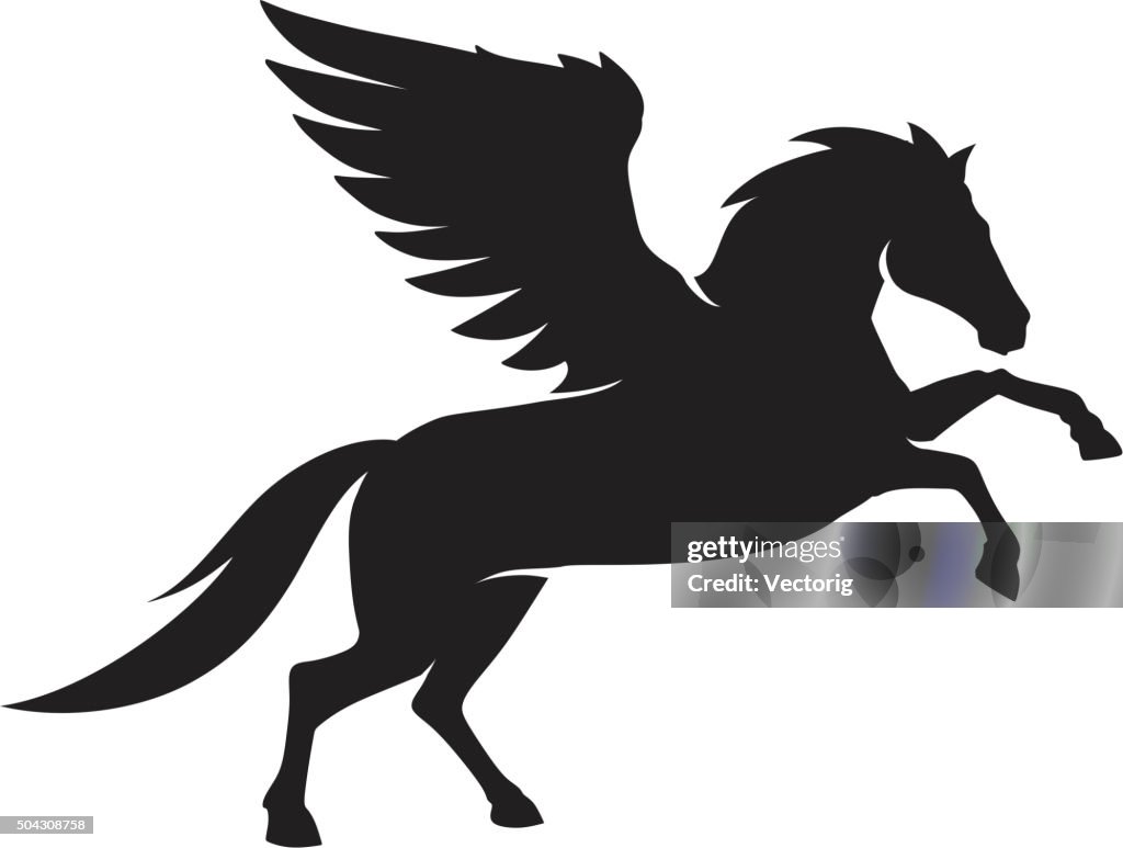 Horse silhouette