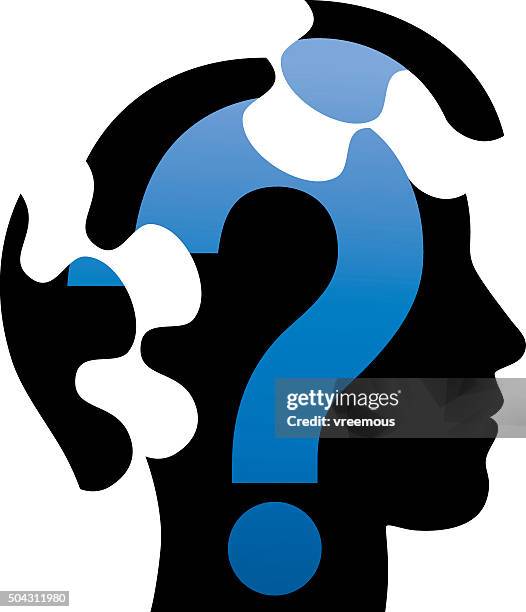 Question Head Icon 1,349 Head Question Mark Icon High Res Illustrations - Getty Images