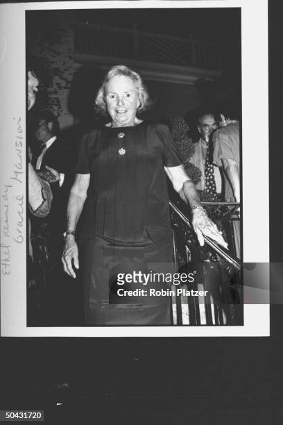 Ethel Kennedy at the Reebok party for Dem. Supporters during the wk. Of the Dem. Natl. Convention, at Gracie Mansion.