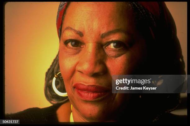 Author Toni Morrison at home.