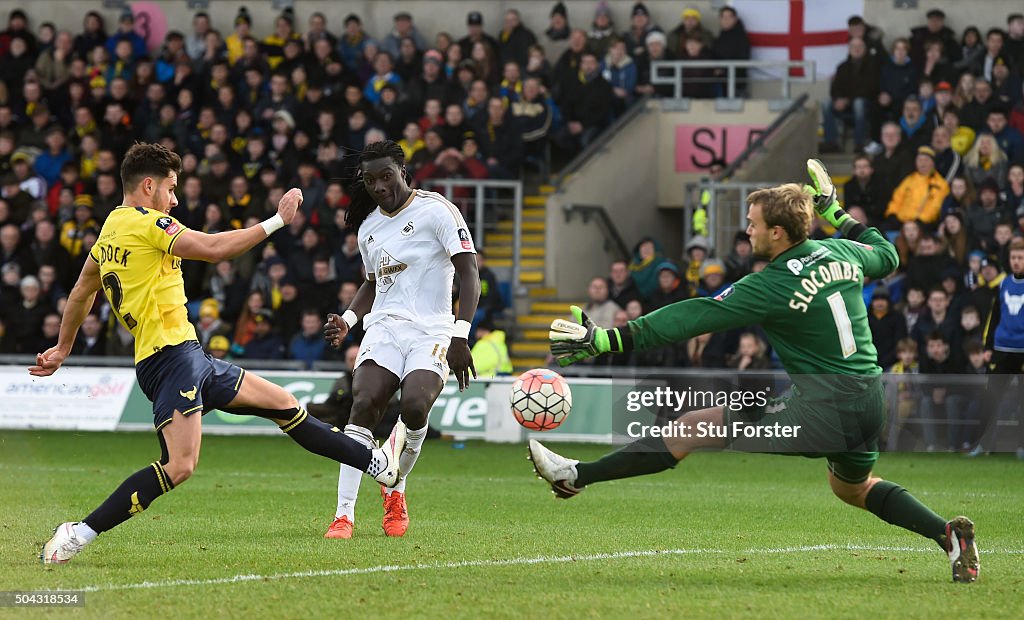 Oxford United v Swansea City - The Emirates FA Cup Third Round
